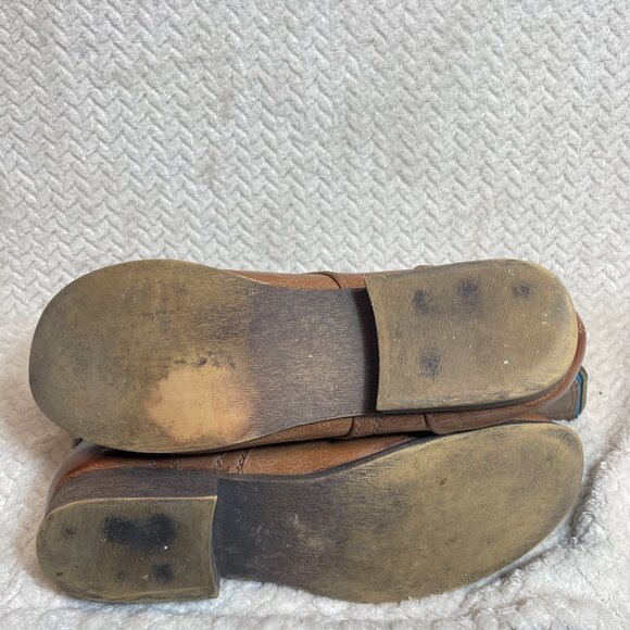 Madden Girl Gavinn Brown Lace Up Cottagecore Boots with Back Zip Size 11 - Picture 7 of 10